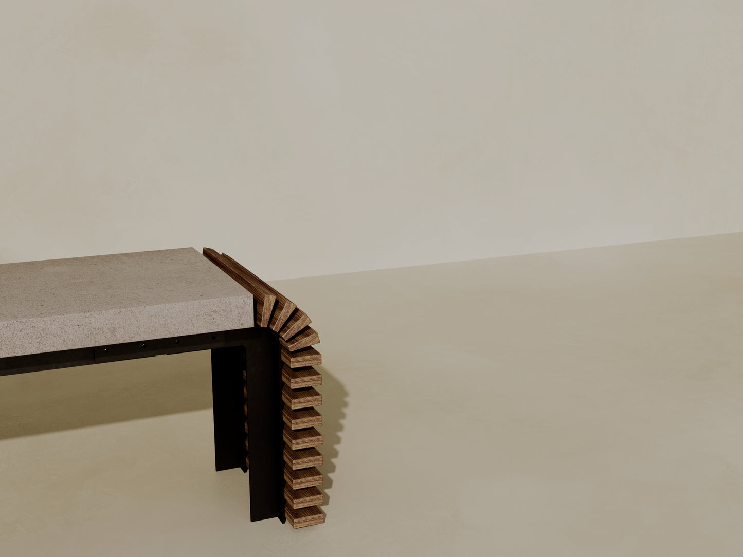MAX Outdoor Modular Coffee Table/Bench // TEIL Collection
