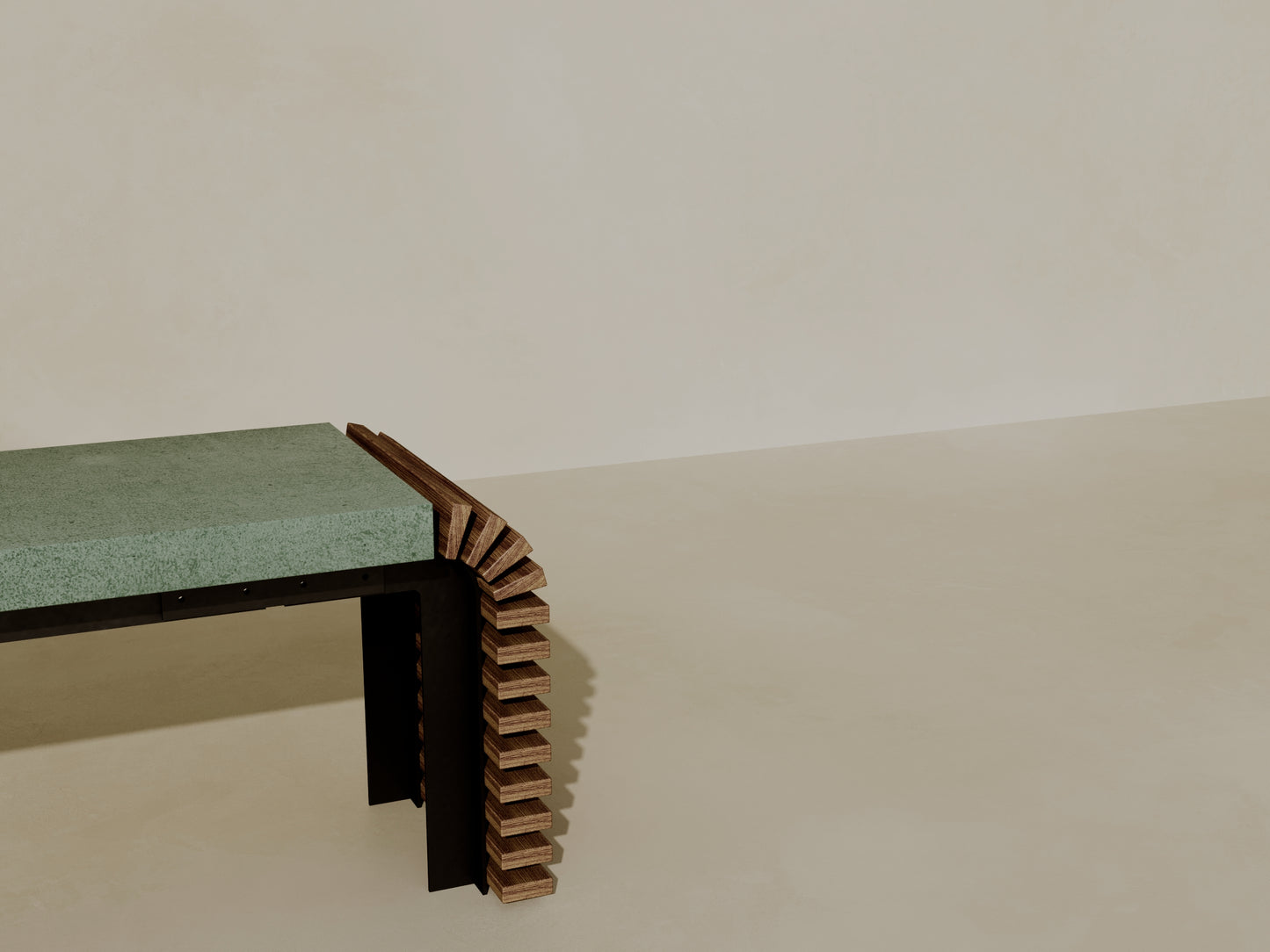 MAX Outdoor Modular Coffee Table/Bench // TEIL Collection