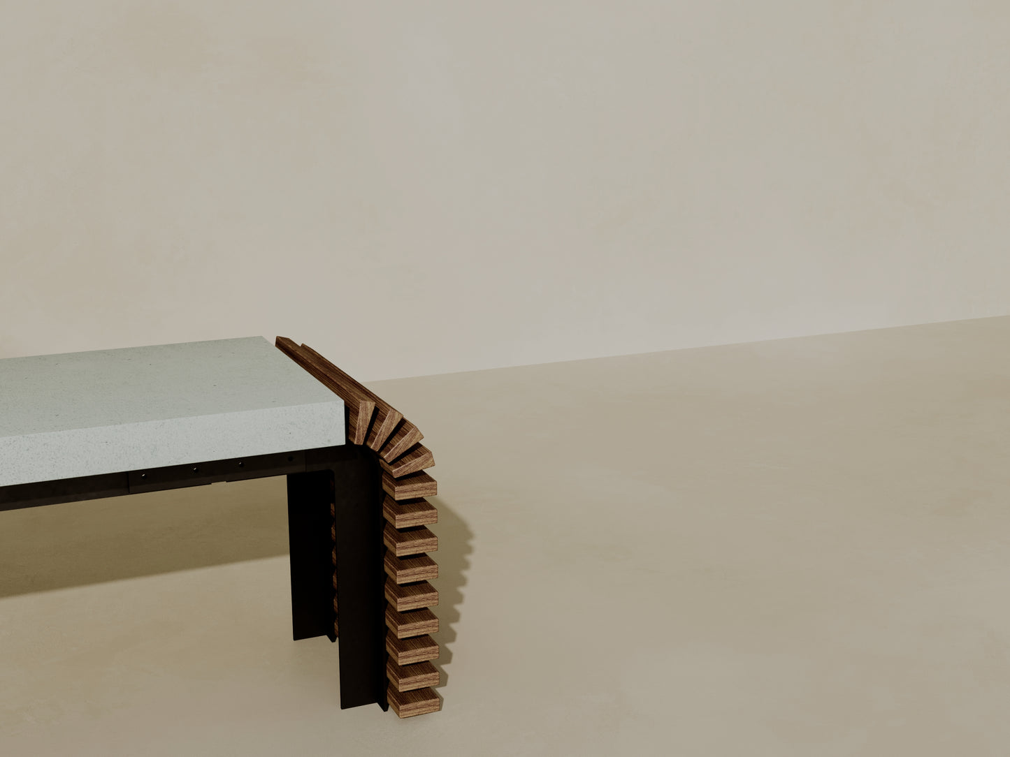 MAX Outdoor Modular Coffee Table/Bench // TEIL Collection