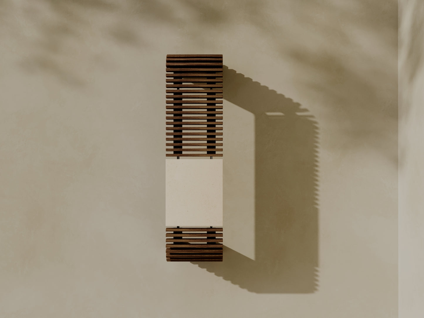 SOL Outdoor Modular Wood + Concrete Bench // TEIL Collection