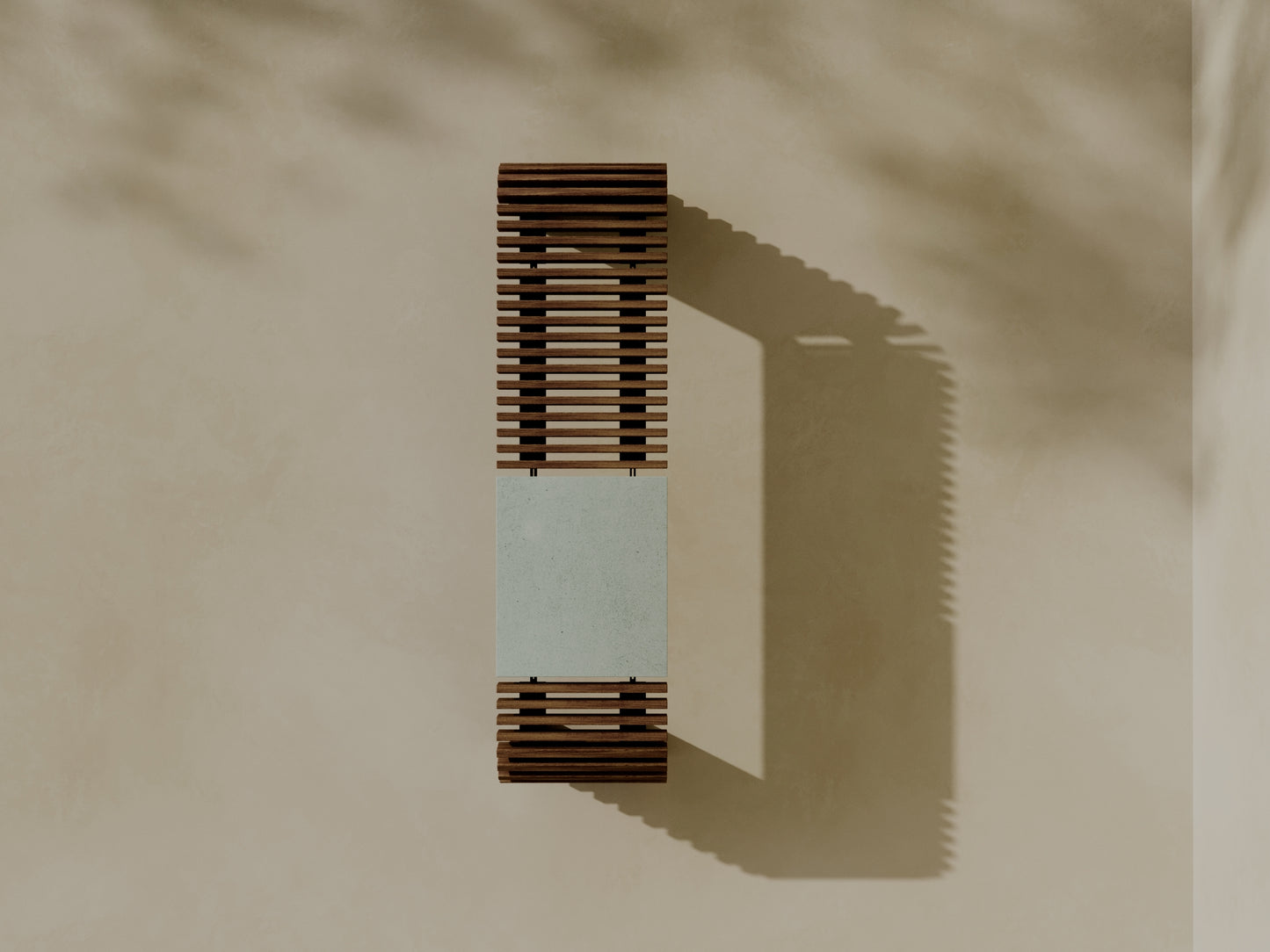 SOL Outdoor Modular Wood + Concrete Bench // TEIL Collection
