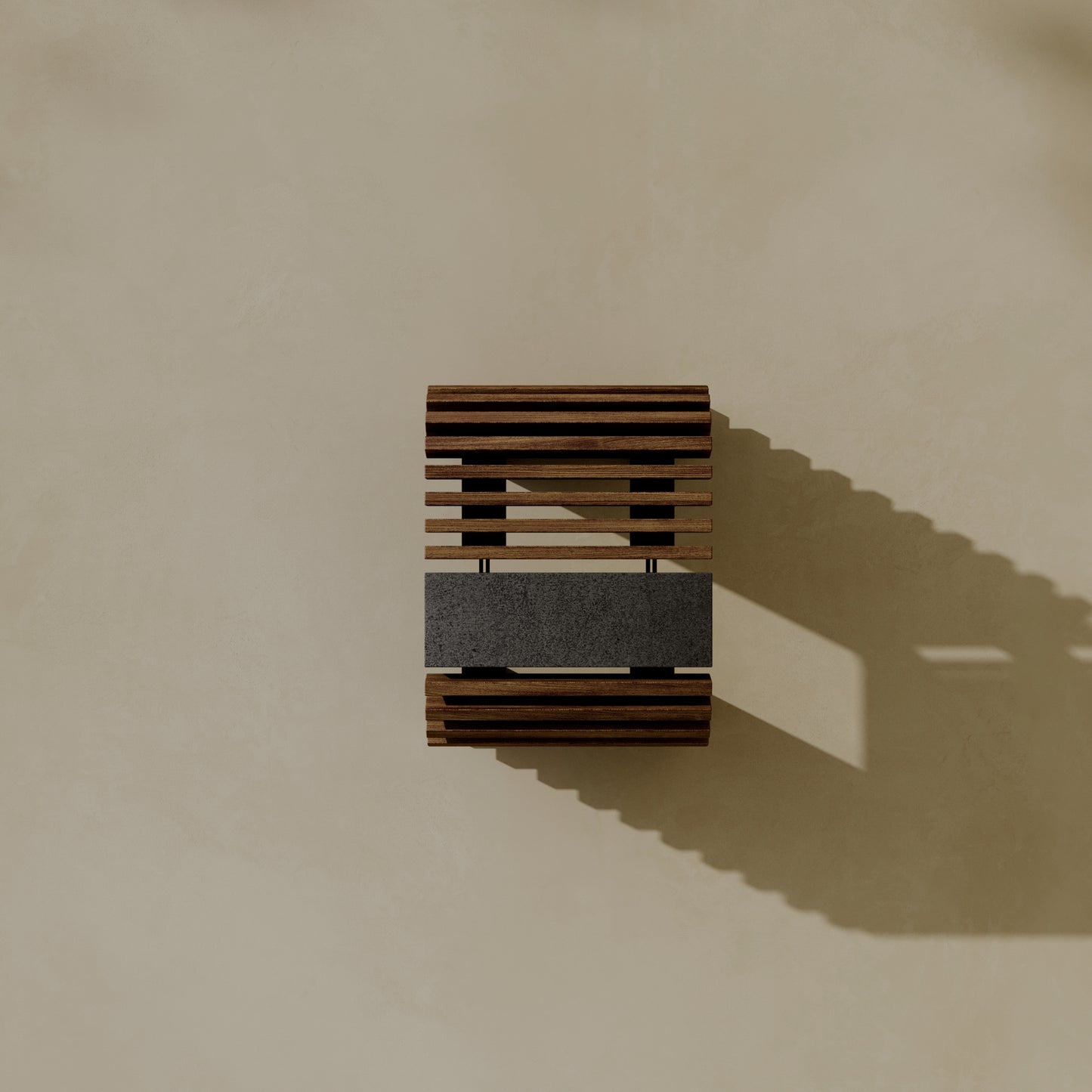 ZIN Outdoor Modular Asymmetric Side Table // TEIL Collection