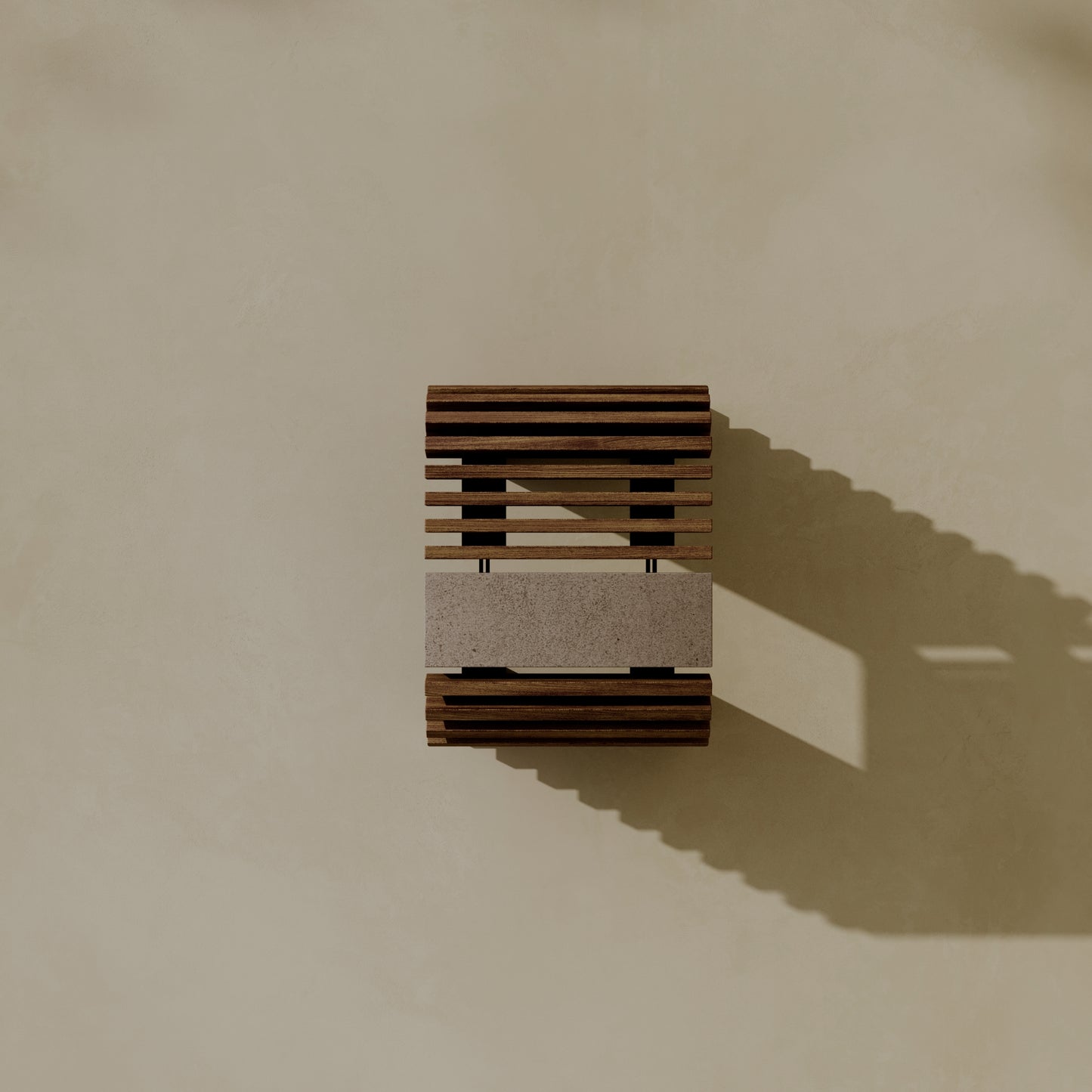 ZIN Outdoor Modular Asymmetric Side Table // TEIL Collection