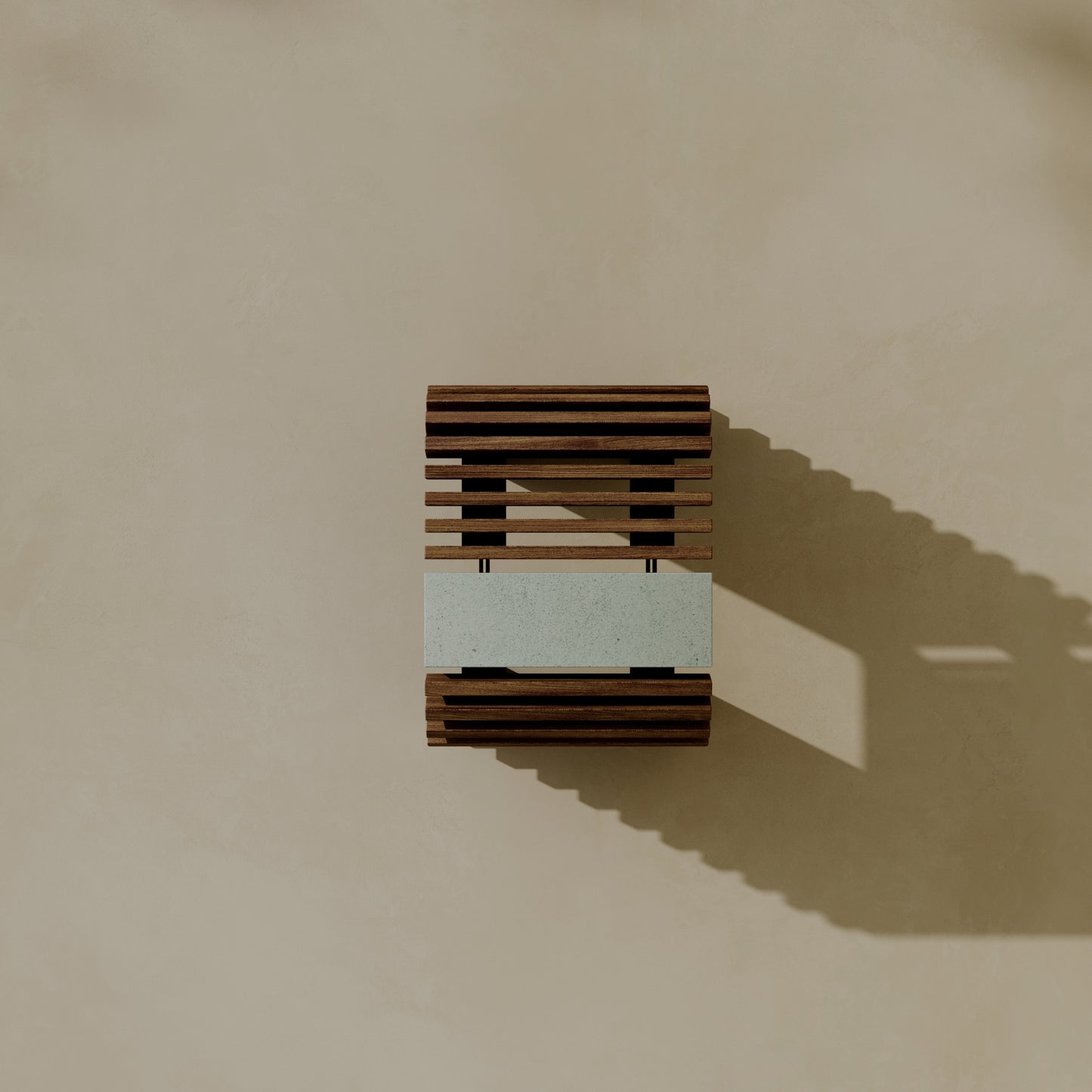 ZIN Outdoor Modular Asymmetric Side Table // TEIL Collection