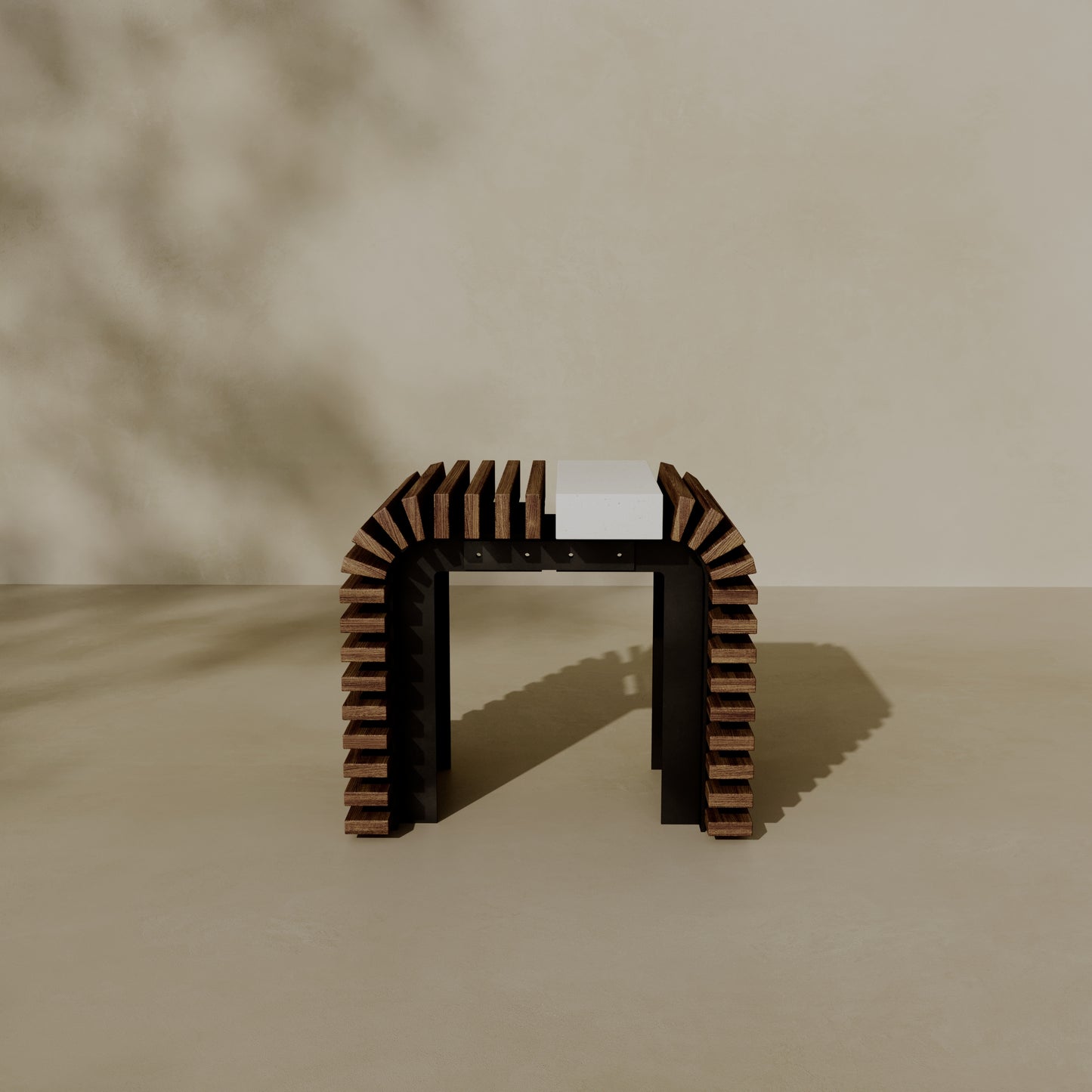 ZIN Outdoor Modular Asymmetric Side Table // TEIL Collection