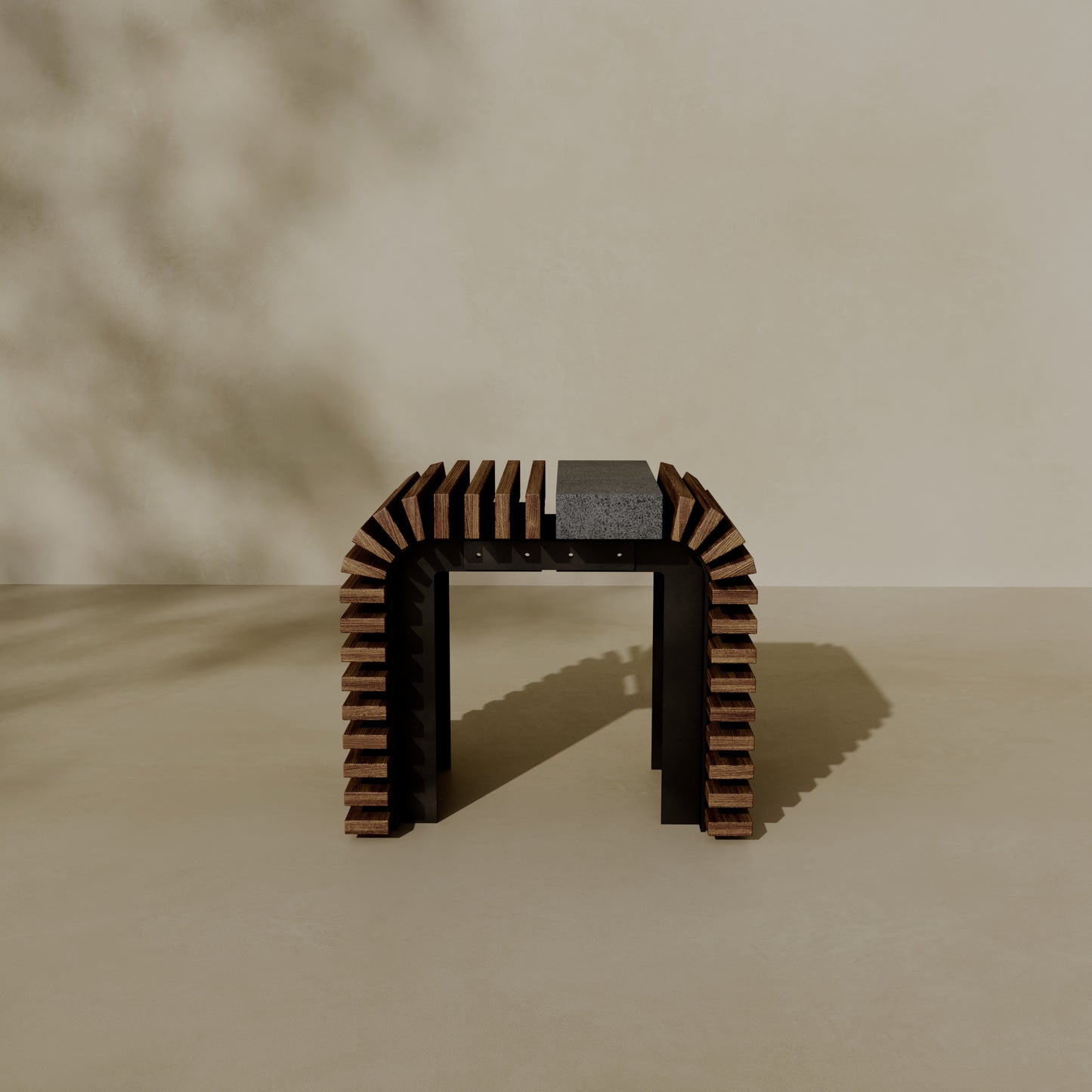 ZIN Outdoor Modular Asymmetric Side Table // TEIL Collection