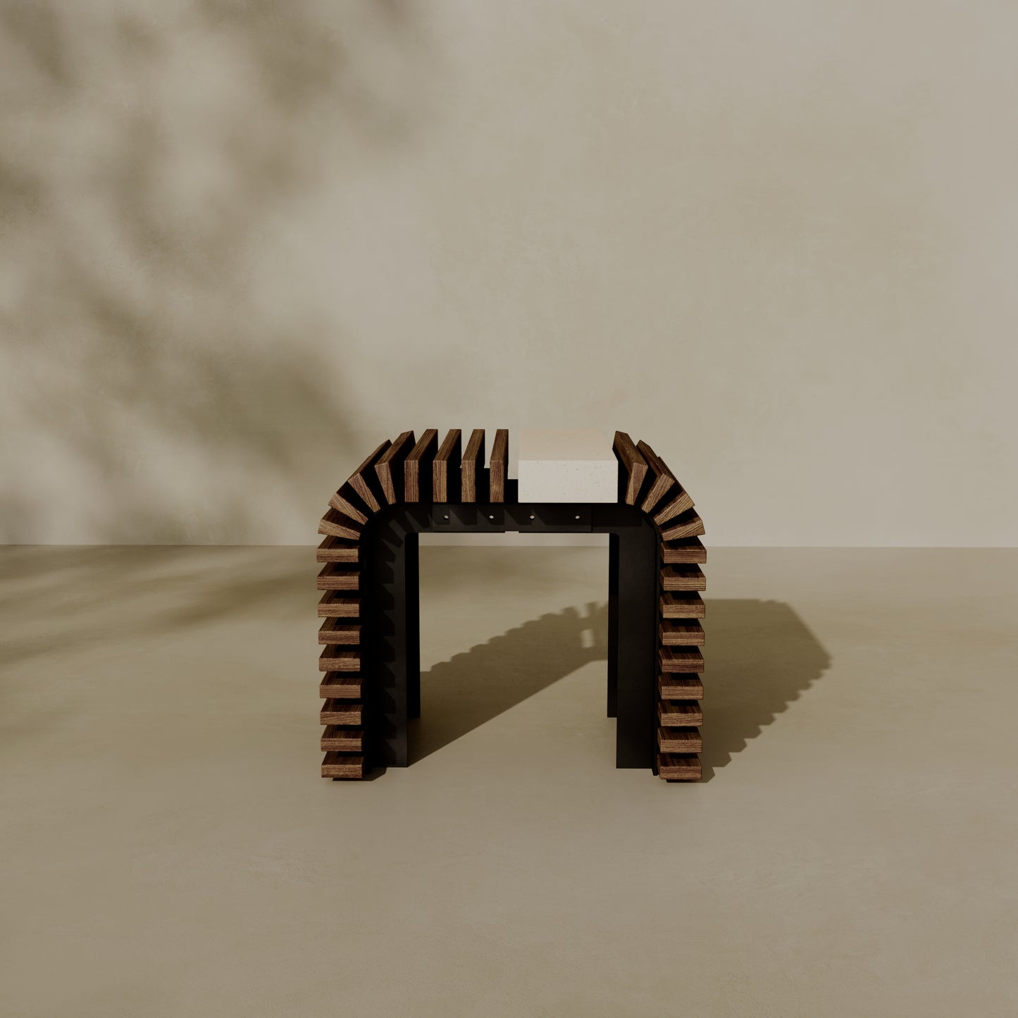 ZIN Outdoor Modular Asymmetric Side Table // TEIL Collection