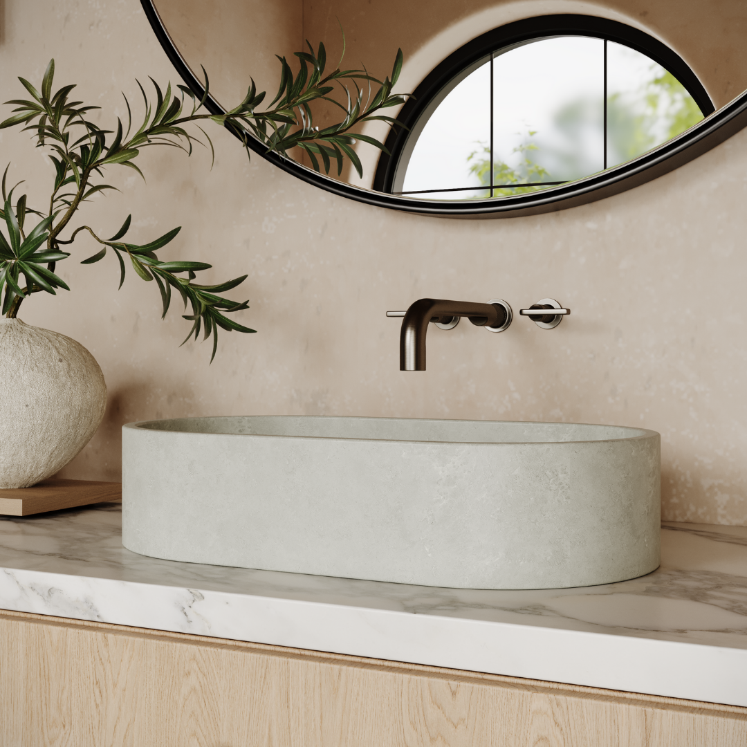 ARO Oval Vessel Sink // ZEITLOS Collection