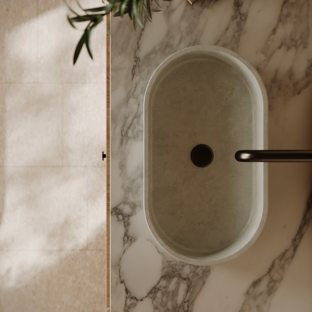 ARO Oval Vessel Sink // ZEITLOS Collection