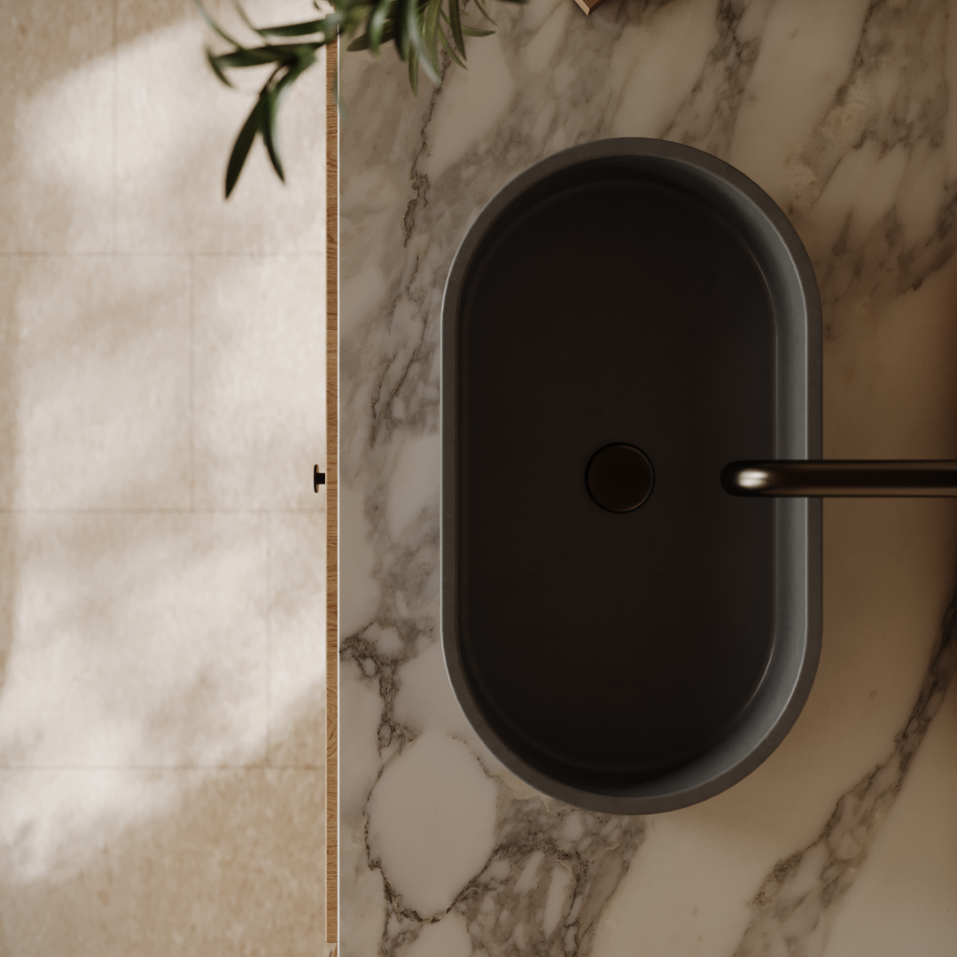 ARO Oval Vessel Sink // ZEITLOS Collection