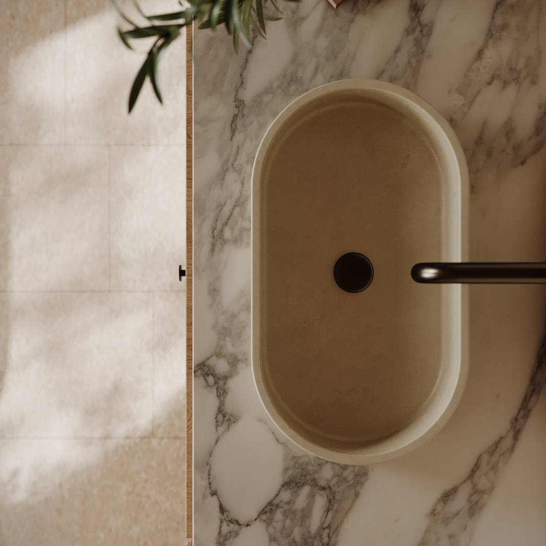 ARO Oval Vessel Sink // ZEITLOS Collection