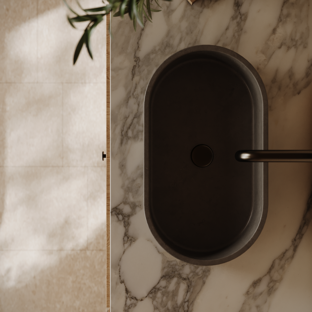 ARO Oval Vessel Sink // ZEITLOS Collection