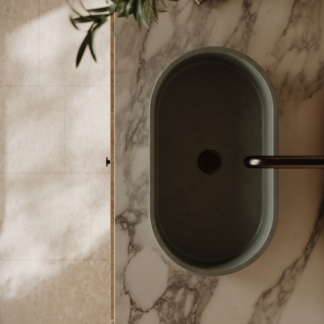 ARO Oval Vessel Sink // ZEITLOS Collection