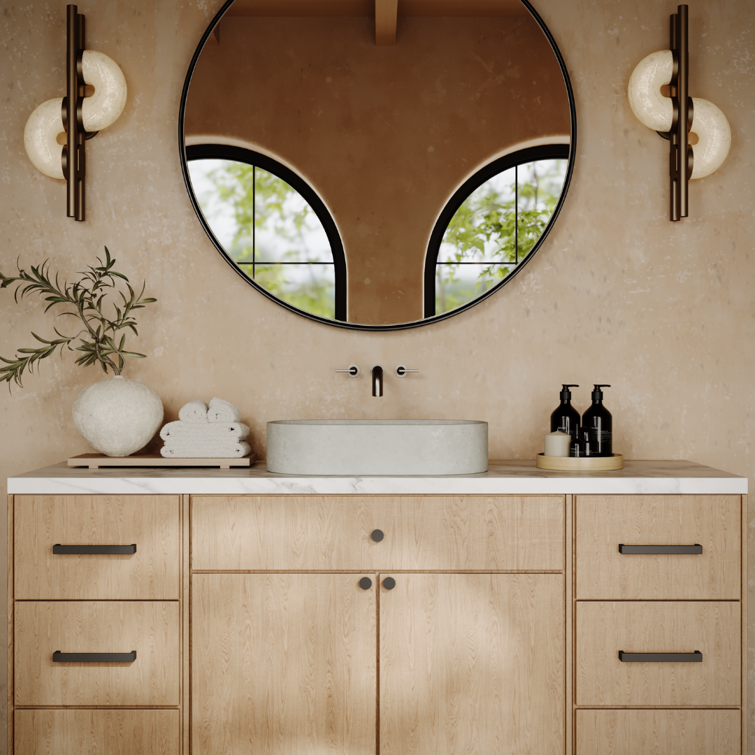ARO Oval Vessel Sink // ZEITLOS Collection