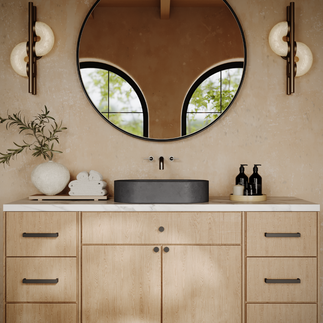 ARO Oval Vessel Sink // ZEITLOS Collection