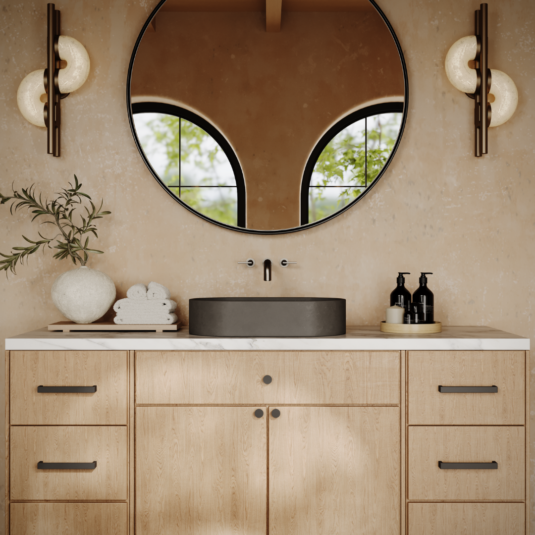ARO Oval Vessel Sink // ZEITLOS Collection
