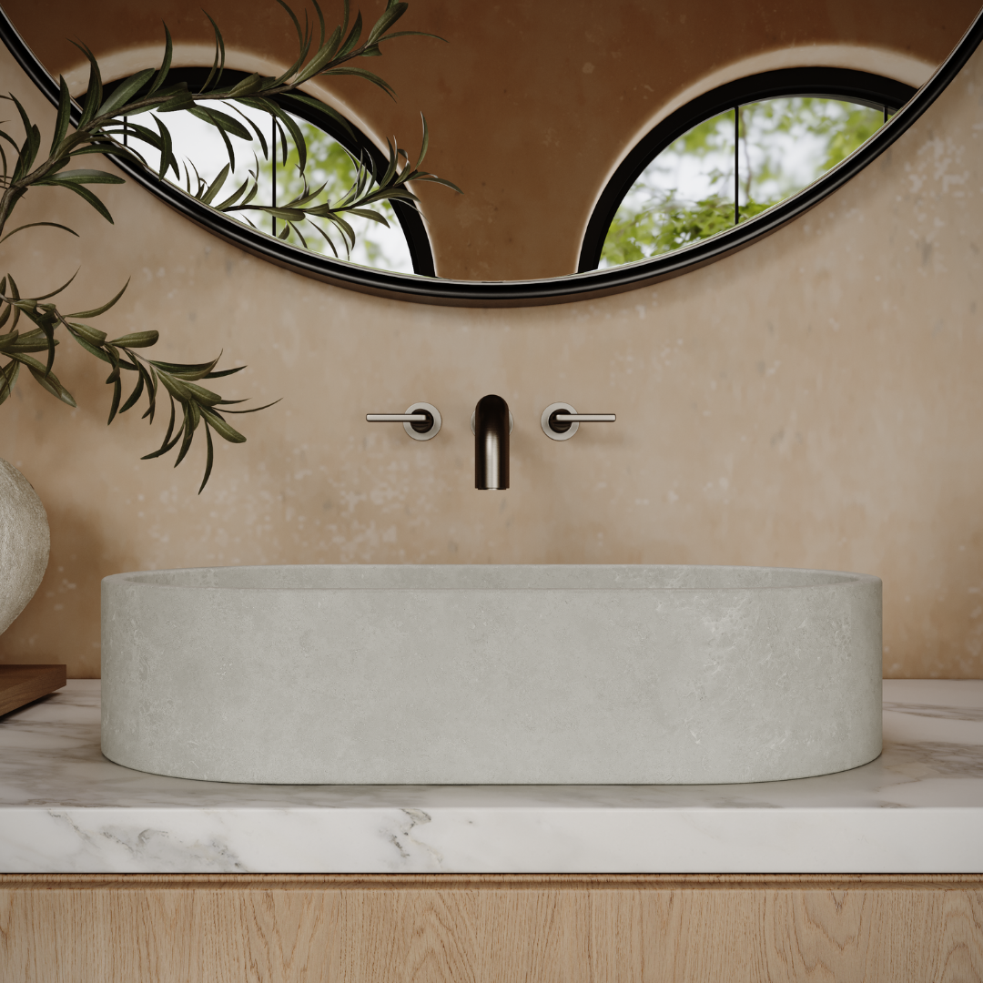 ARO Oval Vessel Sink // ZEITLOS Collection