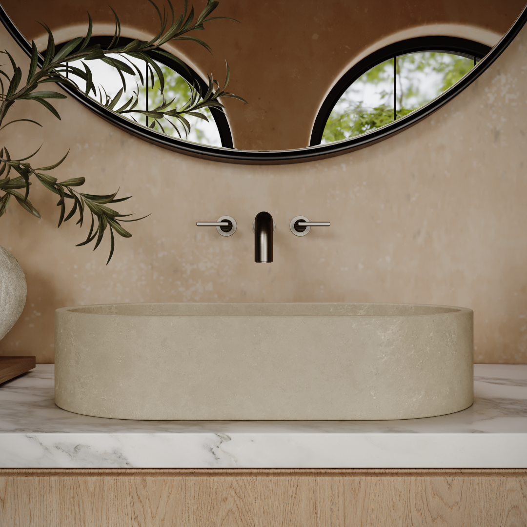 ARO Oval Vessel Sink // ZEITLOS Collection