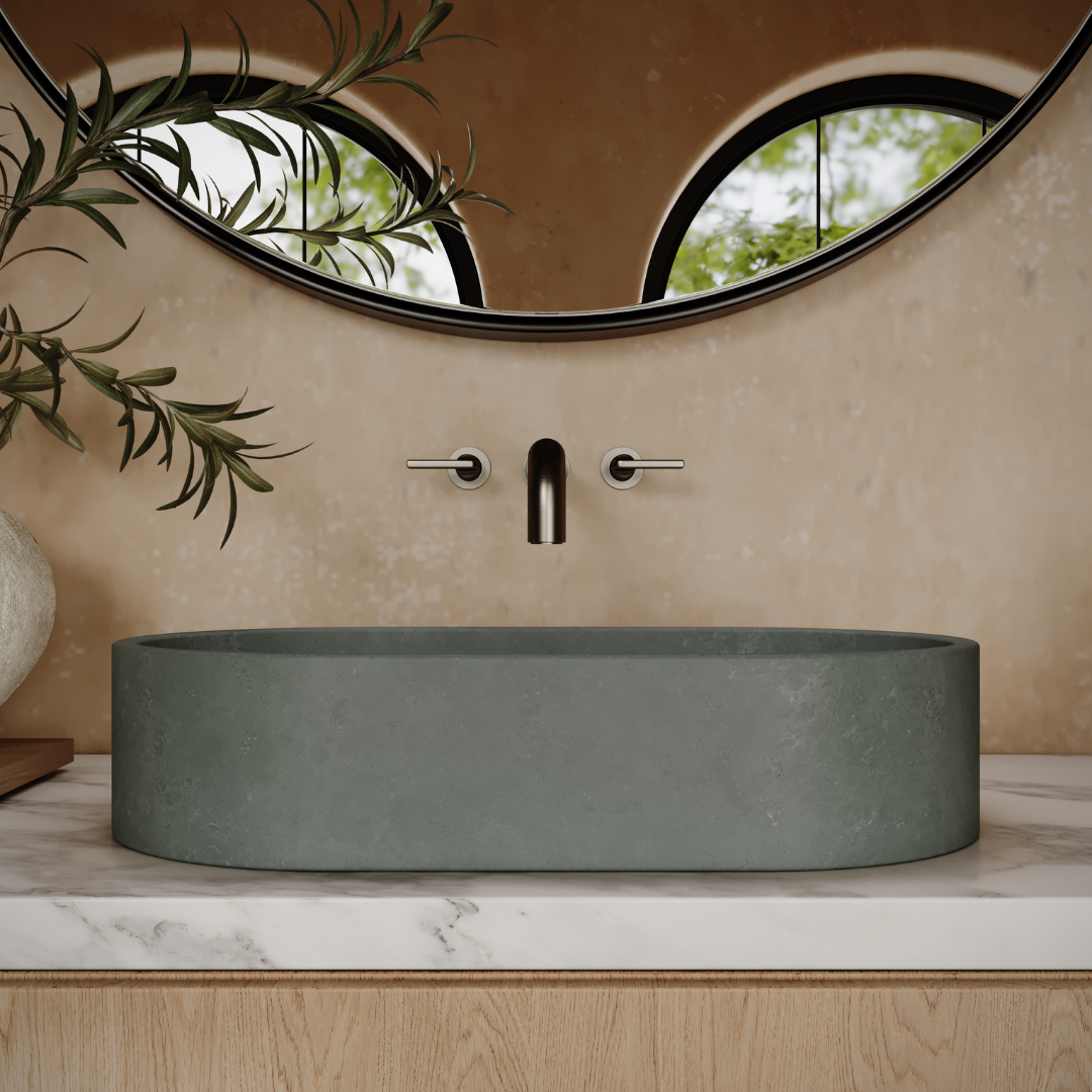 ARO Oval Vessel Sink // ZEITLOS Collection