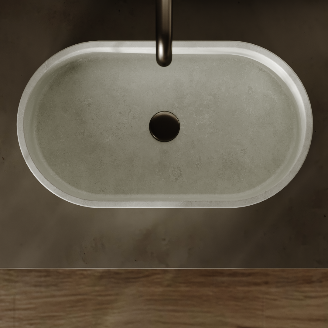 ARO Oval Vessel Sink // ZEITLOS Collection