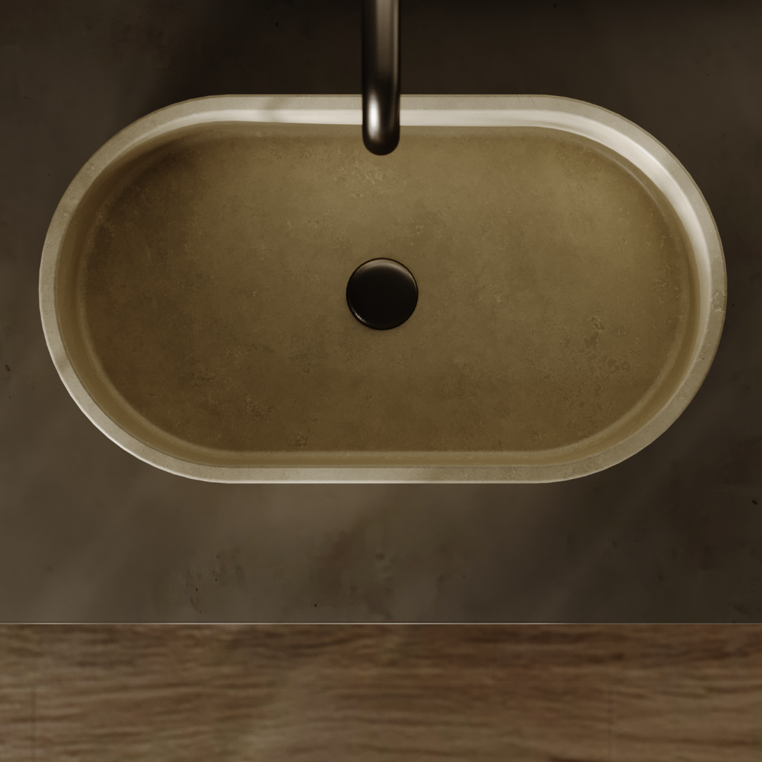 ARO Oval Vessel Sink // ZEITLOS Collection