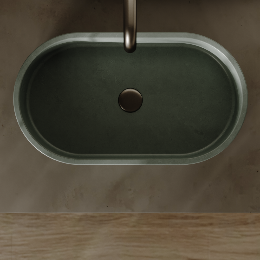 ARO Oval Vessel Sink // ZEITLOS Collection
