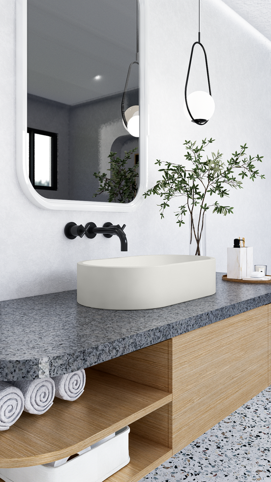 ARO Oval Vessel Sink // ZEITLOS Collection