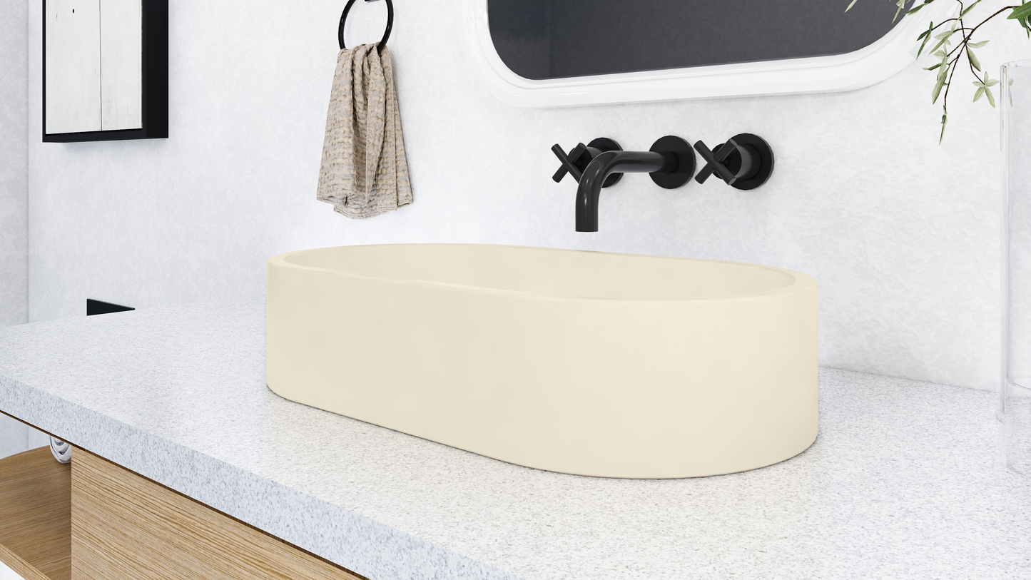 ARO Oval Vessel Sink // ZEITLOS Collection