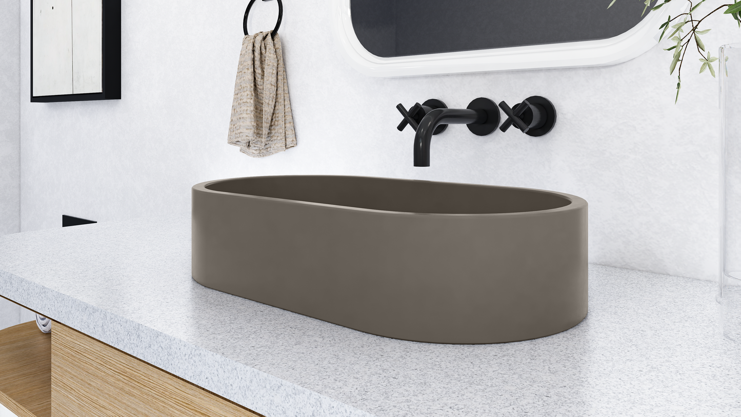 ARO Oval Vessel Sink // ZEITLOS Collection