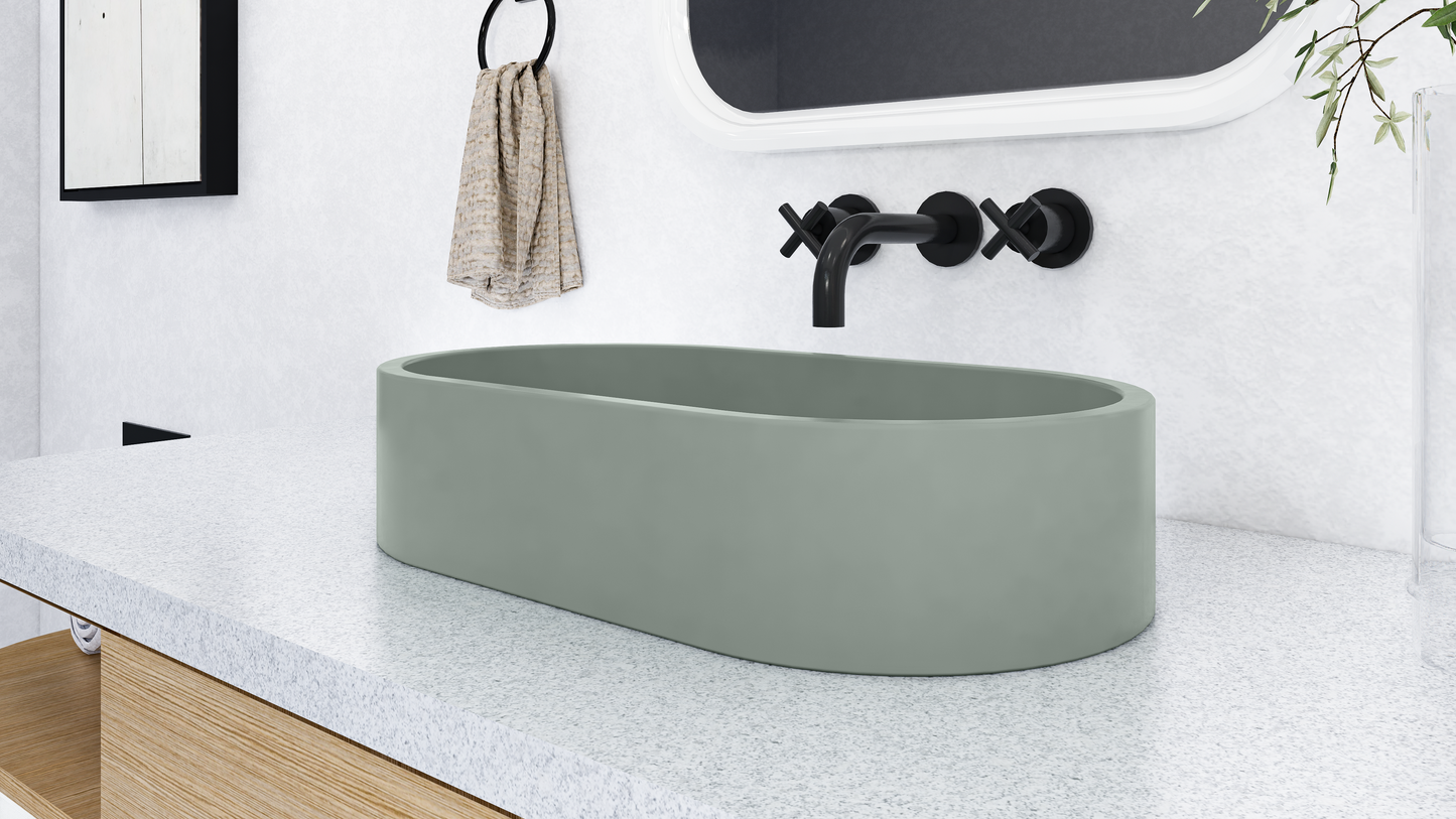 ARO Oval Vessel Sink // ZEITLOS Collection