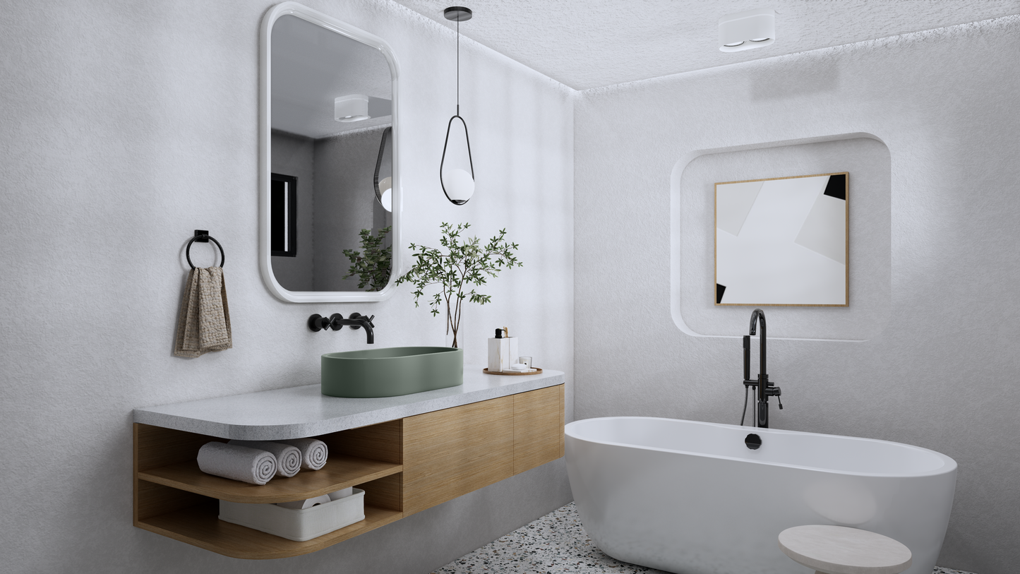 ARO Oval Vessel Sink // ZEITLOS Collection