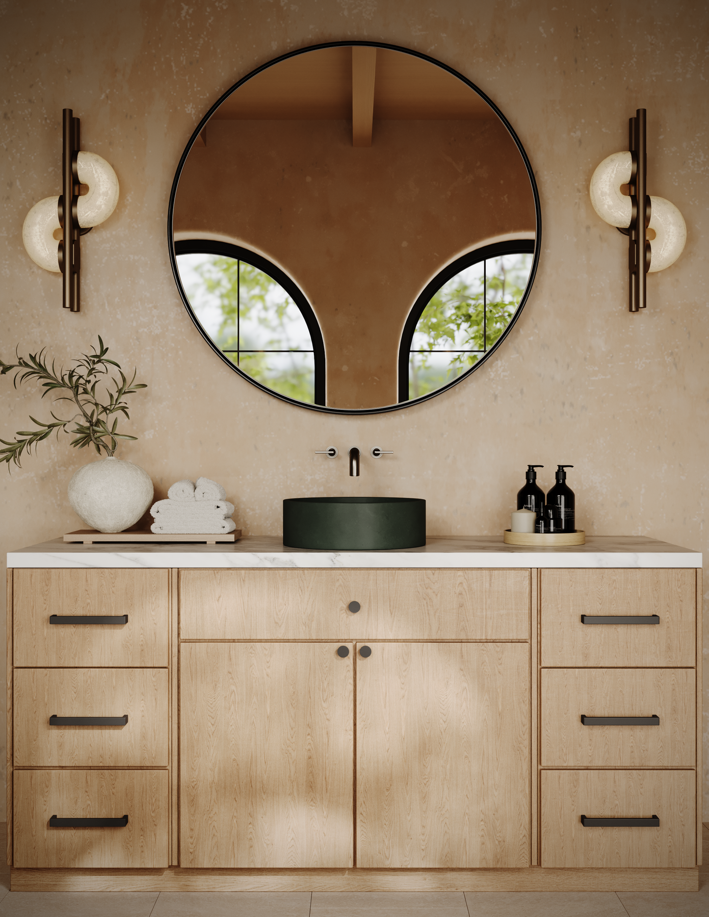 JAS Round Vessel Sink // ZEITLOS Collection
