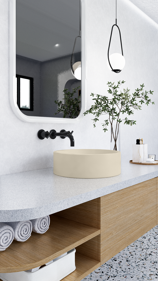 JAS Round Vessel Sink // ZEITLOS Collection