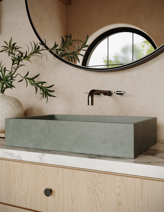 LEO Rectangle Vessel Sink // ZEITLOS Collection