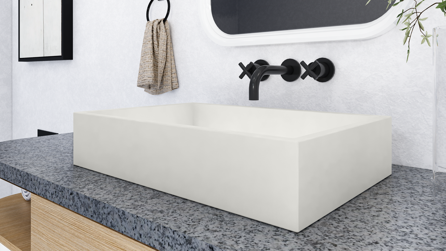 LEO Rectangle Vessel Sink // ZEITLOS Collection