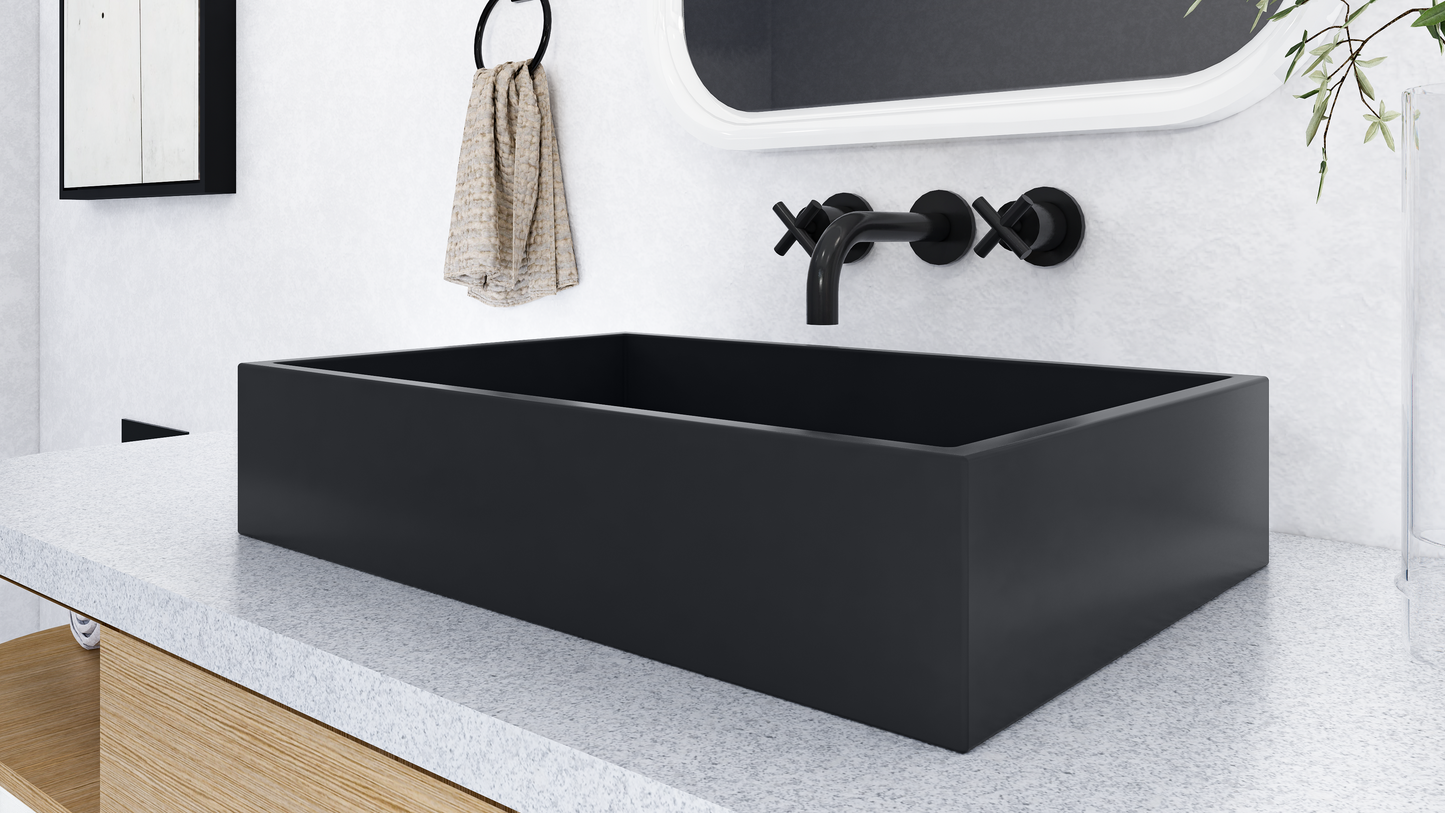 LEO Rectangle Vessel Sink // ZEITLOS Collection