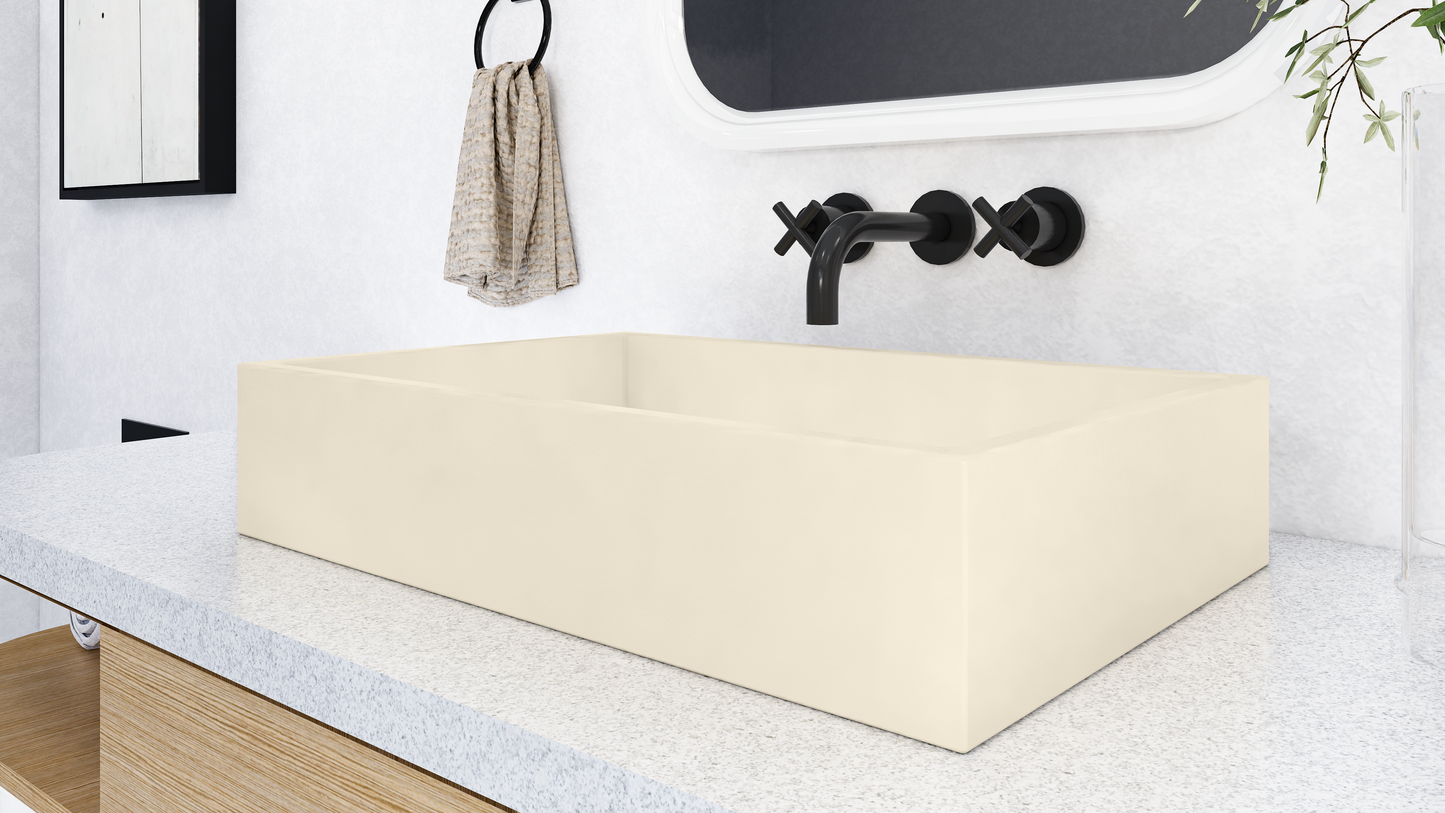 LEO Rectangle Vessel Sink // ZEITLOS Collection