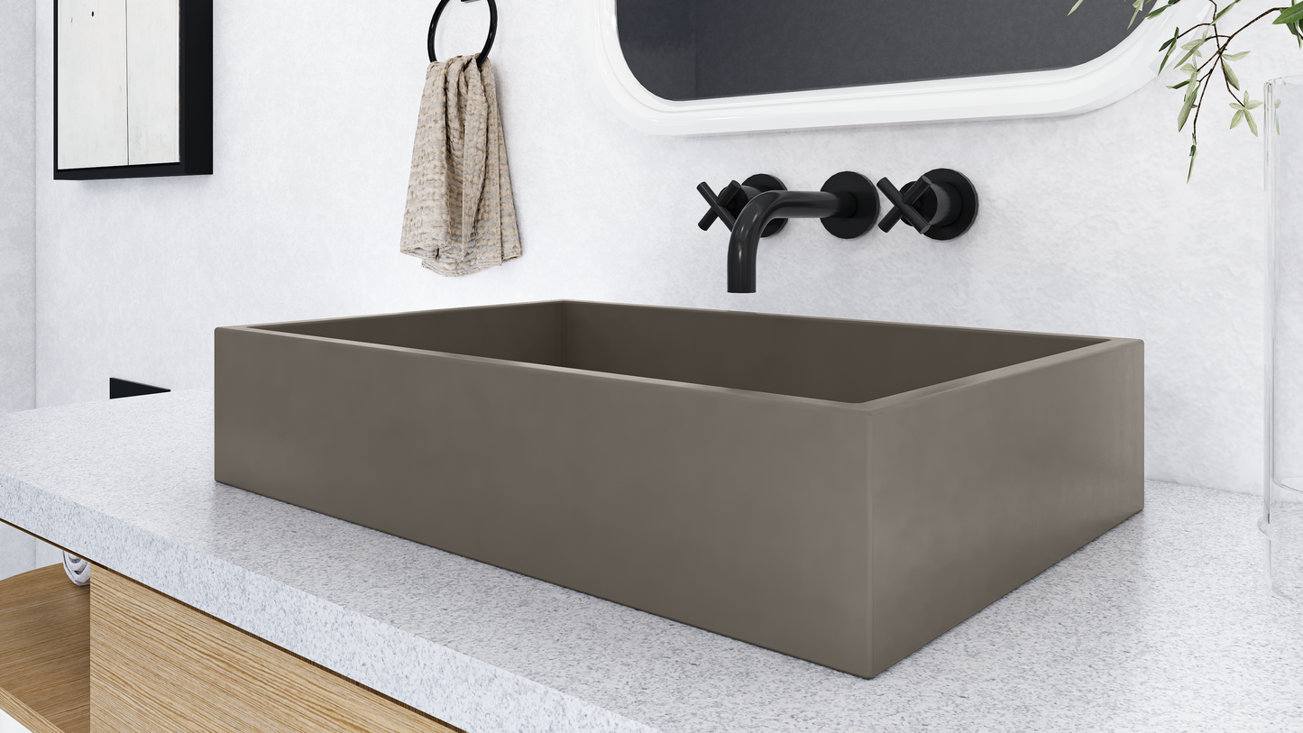 LEO Rectangle Vessel Sink // ZEITLOS Collection