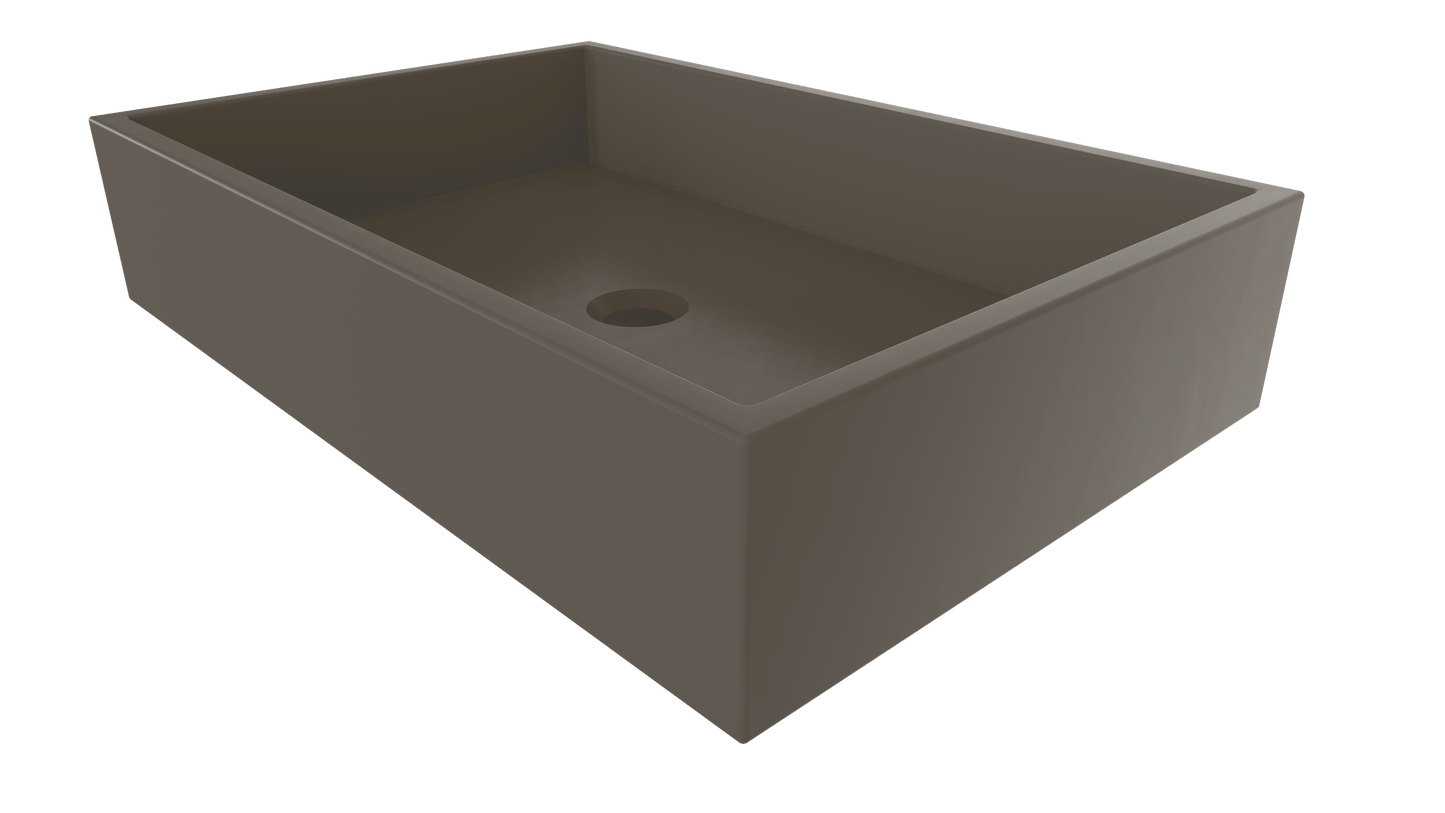 LEO Rectangle Vessel Sink // ZEITLOS Collection