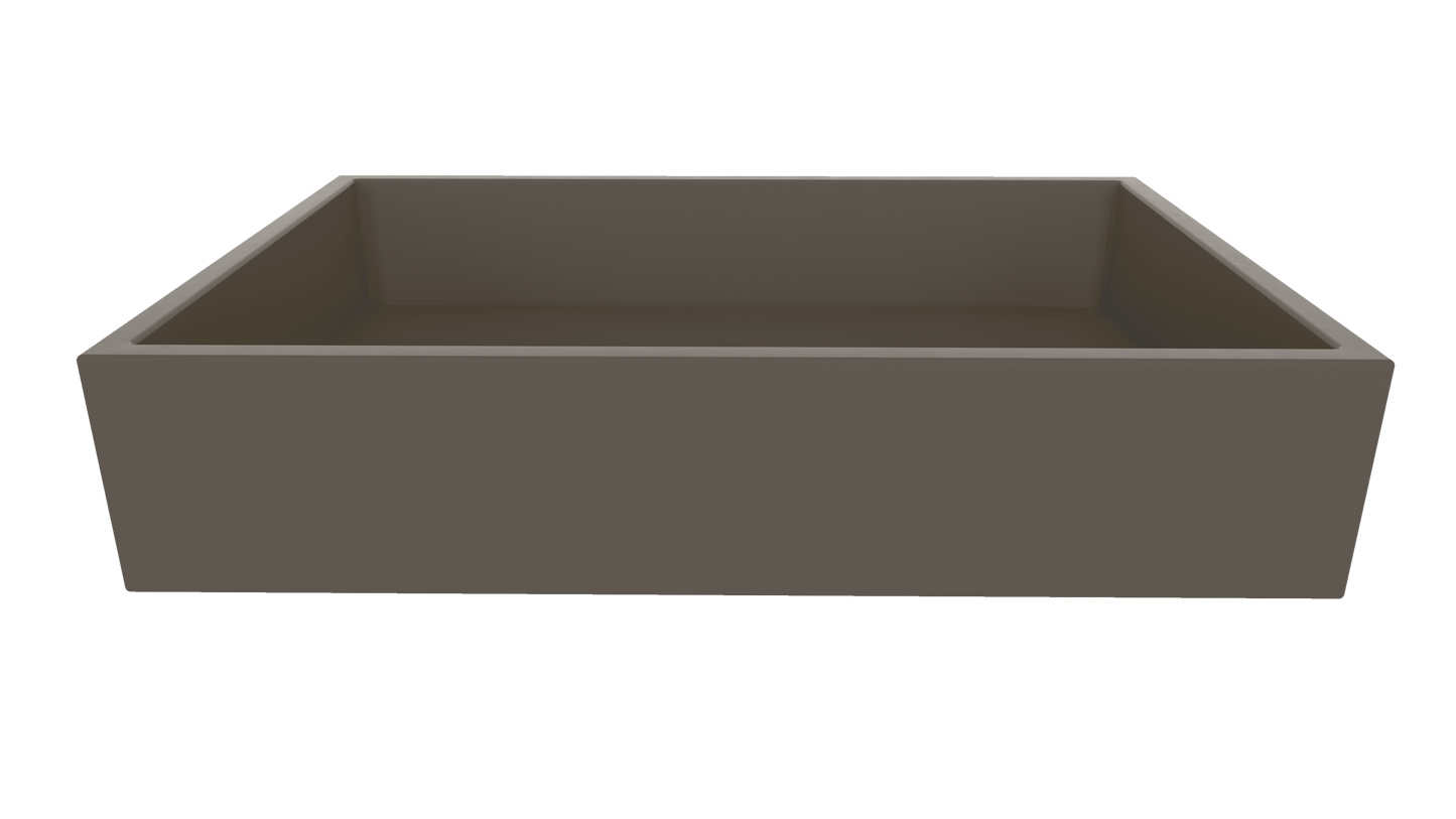LEO Rectangle Vessel Sink // ZEITLOS Collection