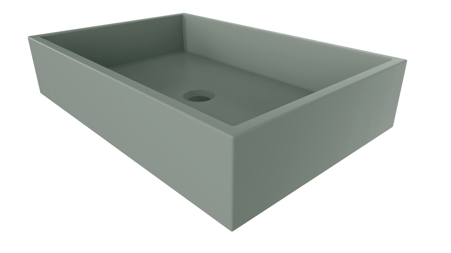LEO Rectangle Vessel Sink // ZEITLOS Collection