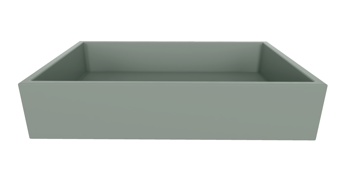 LEO Rectangle Vessel Sink // ZEITLOS Collection