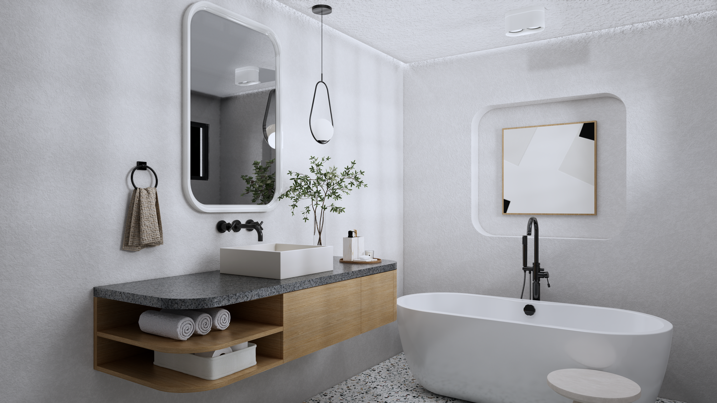NOVA Square Vessel Sink // ZEITLOS Collection