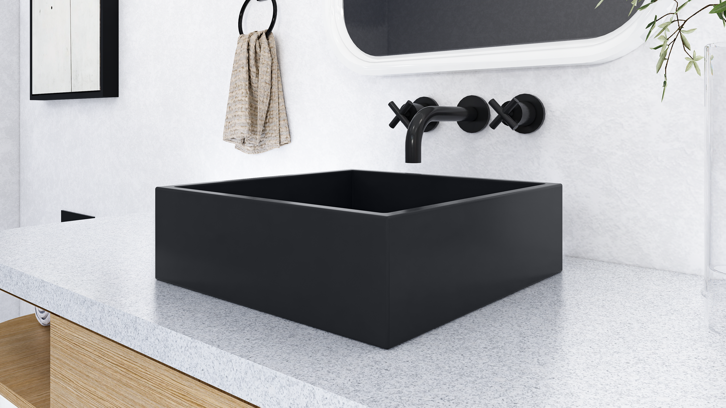 NOVA Square Vessel Sink // ZEITLOS Collection
