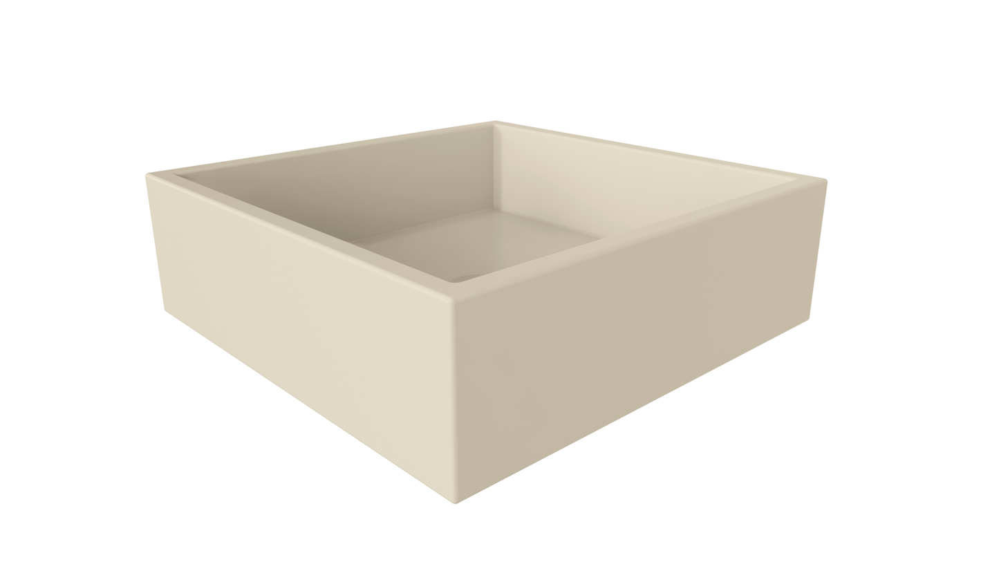 NOVA Square Vessel Sink // ZEITLOS Collection