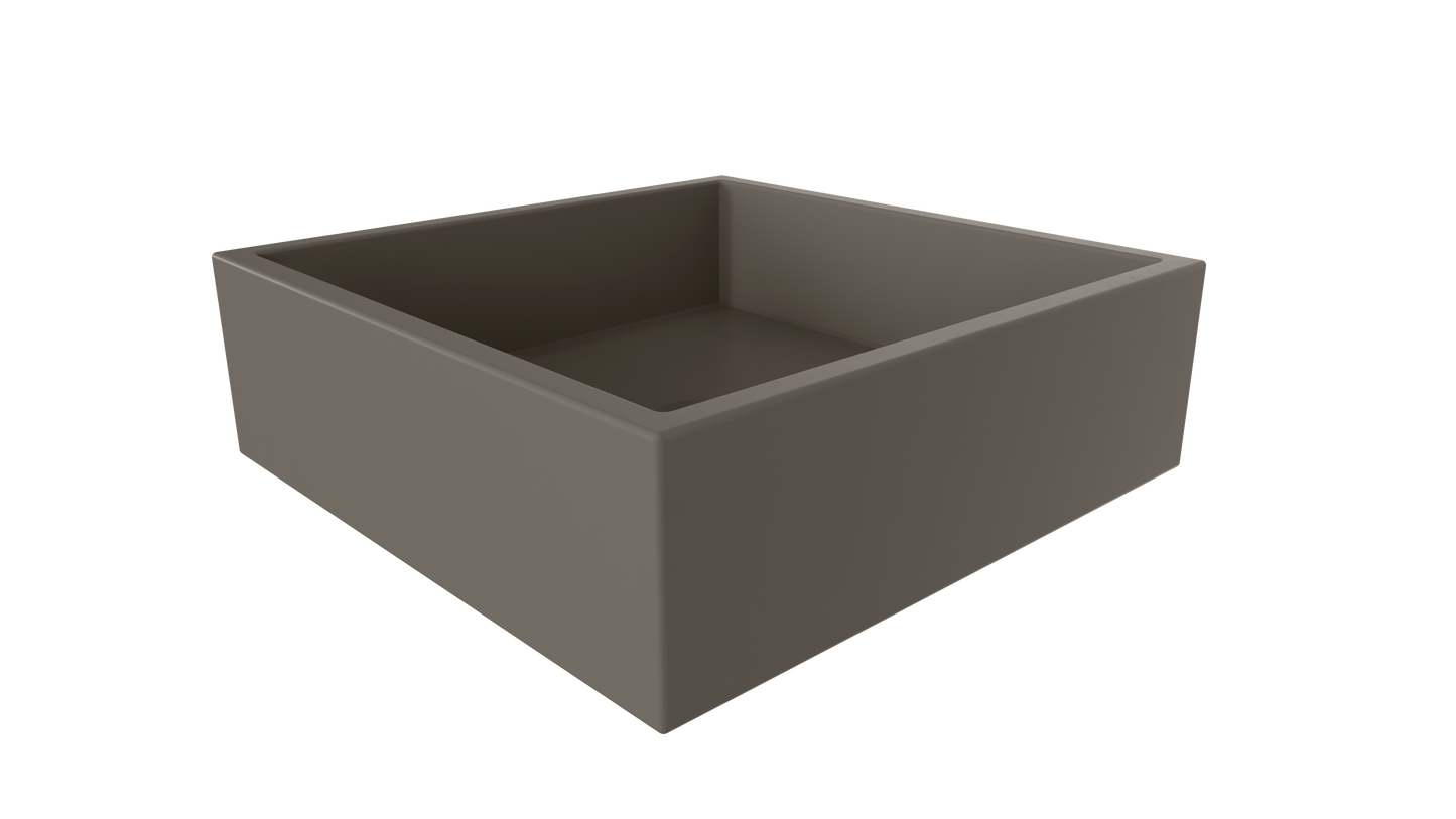 NOVA Square Vessel Sink // ZEITLOS Collection