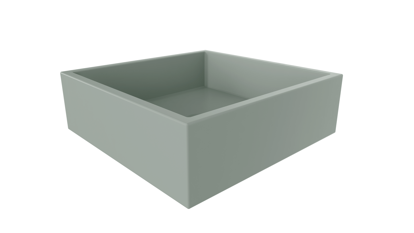 NOVA Square Vessel Sink // ZEITLOS Collection