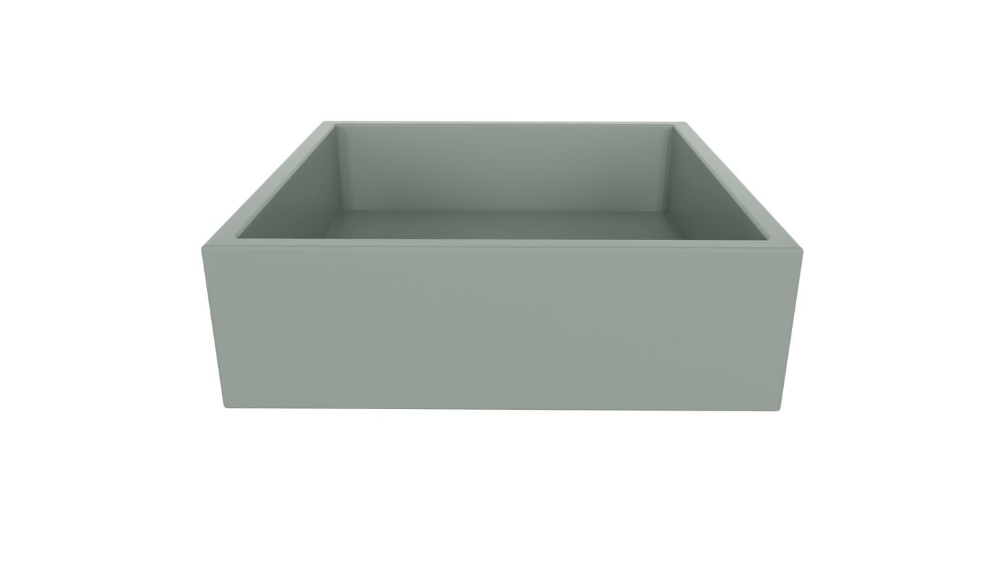 NOVA Square Vessel Sink // ZEITLOS Collection